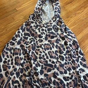 Cheetah  print sweatshirt